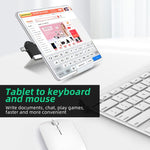 USB 3.0 Female to USB-C / Type-C Male + Micro USB Male Multi-function OTG Adapter with Sling Hole