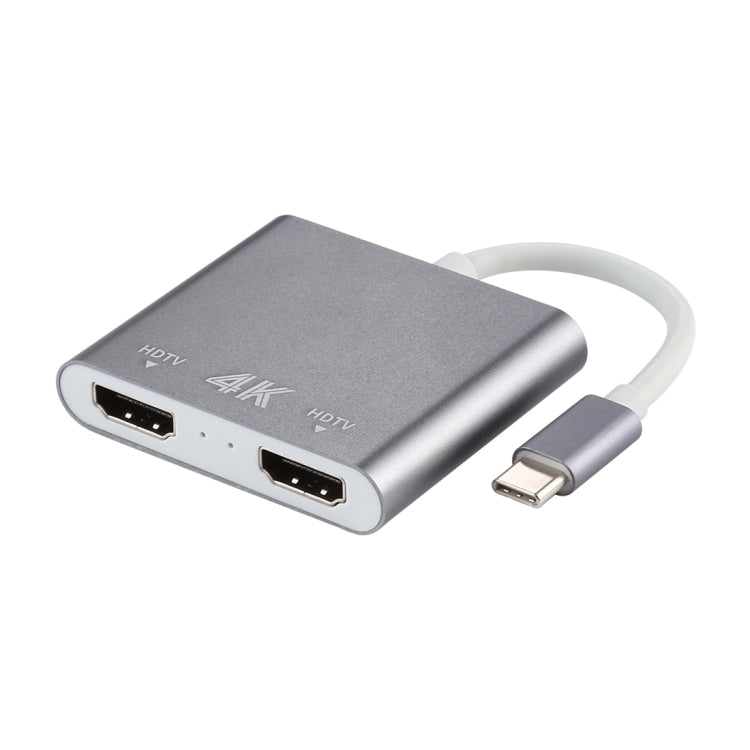 محول إخراج 4K Ultra HD ثنائي HDMI إلى USB-C / Type-C، 9175B