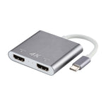 محول إخراج 4K Ultra HD ثنائي HDMI إلى USB-C / Type-C، 9175B