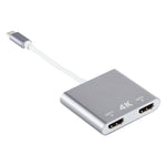 محول إخراج 4K Ultra HD ثنائي HDMI إلى USB-C / Type-C، 9175B