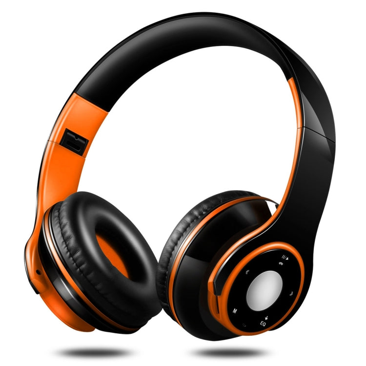 سماعات رأس SG-8 بلوتوث 4.0 + EDR لاسلكية فوق الأذن، مع فتحة بطاقة TF وراديو FM، سماعة ستيريو مع ميكروفون