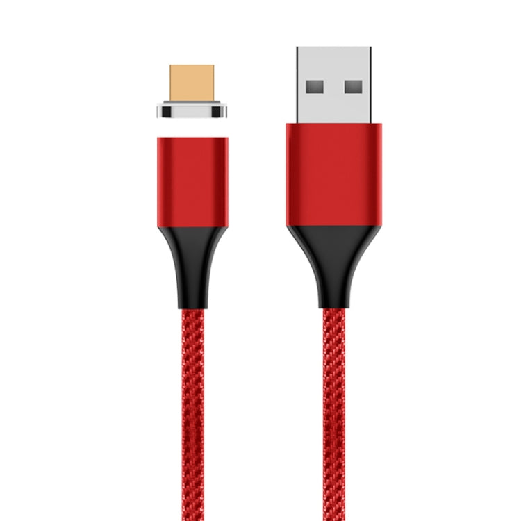 كابل بيانات مغناطيسي مضفر من النايلون USB إلى Micro USB، خرج 3A، طول الكابل: 1m، Micro USB، M11