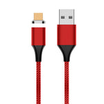 M11 3A USB to Micro USB Nylon Braided Magnetic Data Cable, Cable Length: 2m, Micro USB