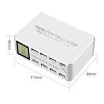 محطة شحن USB ذكية متعددة الوظائف 8 في 1 818D، حامل ذكي