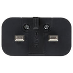 محول شحن سريع بمنفذ USB واحد EP-TA20UWE، قابس بريطاني، منفذ USB واحد