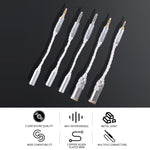 ZS0021 3.5mm Male to 4.4mm Female Balance Adapter Cable, 3.5mm Male to 4.4mm Female