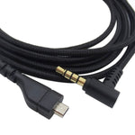 ZS0169 USB Braided Headphone Audio Cable for SteelSeries Arctis 3 / 5 / 7 / Pro, ZS0169
