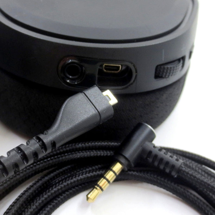 ZS0169 USB Braided Headphone Audio Cable for SteelSeries Arctis 3 / 5 / 7 / Pro, ZS0169