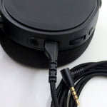 ZS0169 USB Braided Headphone Audio Cable for SteelSeries Arctis 3 / 5 / 7 / Pro, ZS0169