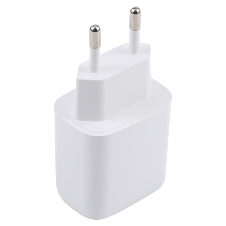 شاحن سفر سريع LZ-215A+C بقوة 20 واط QC 3.0 USB + PD 3.0 USB-C / تايب-سي، قابس أوروبي، قابس أوروبي