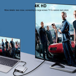 محطة إرساء 2 في 1 متعددة الوظائف USB-C / Type-C إلى HDMI + VGA HUB