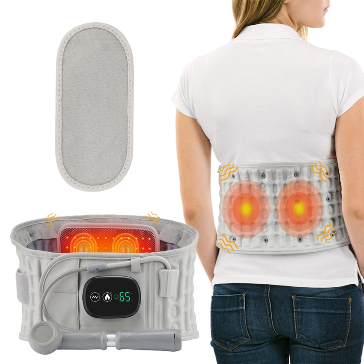 Hailicare Rechargeable Massage Inflatable Belt Warm Electric Heating Belt Without Cloth Bag, Protection Belt