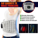 Hailicare Rechargeable Massage Inflatable Belt Warm Electric Heating Belt Without Cloth Bag, Protection Belt