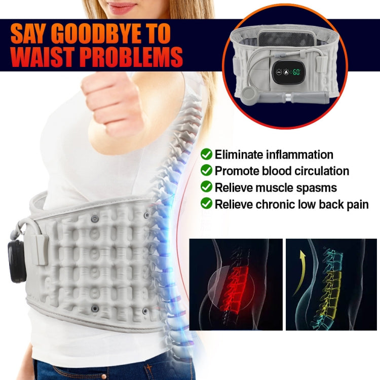Hailicare Rechargeable Massage Inflatable Belt Warm Electric Heating Belt Without Cloth Bag, Protection Belt
