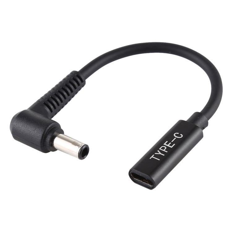 كابل شاحن محول طاقة DP 5.0 × 1.0 مم إلى Type-C أنثى