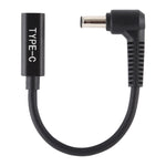 كابل شاحن محول طاقة DP 5.0 × 1.0 مم إلى Type-C أنثى