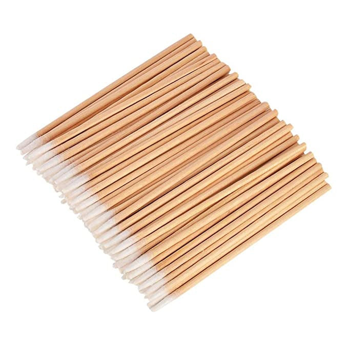 100 PCS / Pack Singal Head Cotton Swab Cleaning Tools, Singal Head Cotton Swab