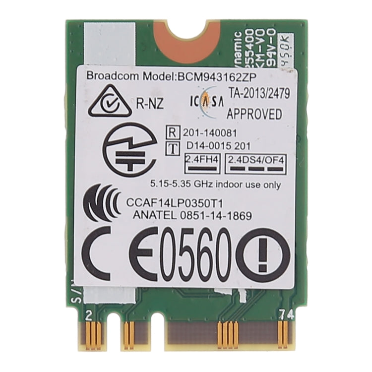 بطاقة شبكة لاسلكية BCM943162ZP لأجهزة Lenovo E450 E550 E455 E555 M50-70 M50-80 G70-70 G70-80 Z70-80 G50-30 G50-45 G50-70