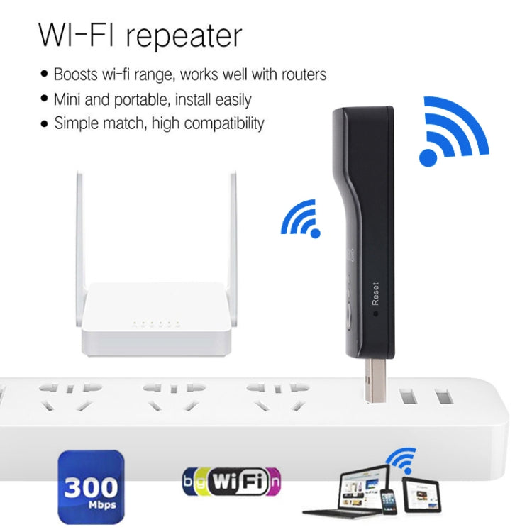 LV-UE01 300M USB WIFI Extender Signal Amplifier Repeater, WIFI Extender