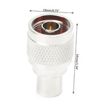 Adaptateur coaxial RF NJ / FMEJ, connecteur N mâle vers FME
