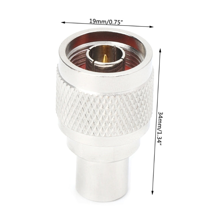 Adaptateur coaxial RF NJ / FMEJ, connecteur N mâle vers FME