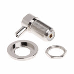 UHF Female SO239 Right Angle RF Connector for RG58 / RG142 LMR195 Coaxial Cable