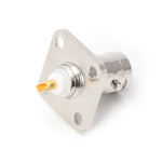 4 Flange BNC Female Jack Panel Chassis