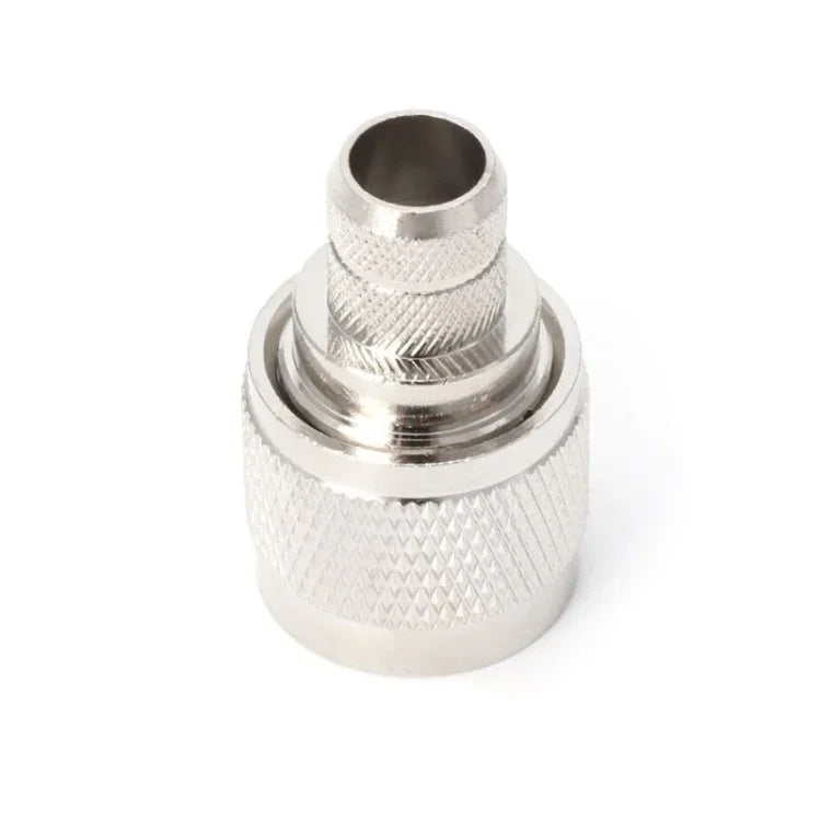 1 Set N Type Plug RF Connector Coaxial Adapter Converter for LMR400 RG8 Cable