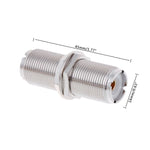 UHFKKY UHF Female to Female Connector Adpter, Extension Version