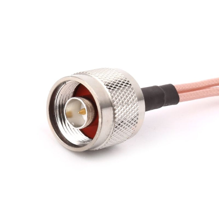 RG316 N Male to 2xTS9 / 2xCRC9 Male Connecting Cable, Length: 15cm, N Male to 2xTS9 / 2xCRC9 Male 15cm