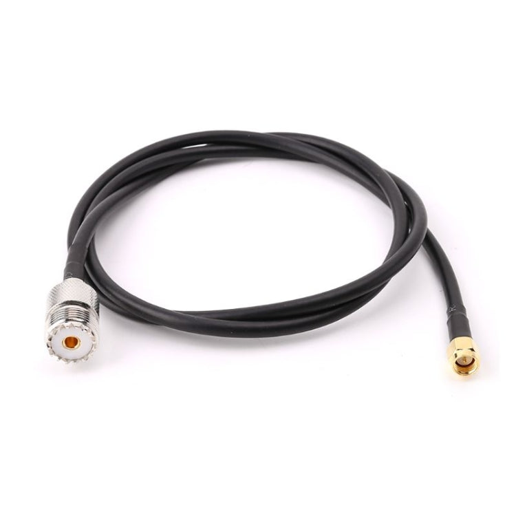 RG58 UHF Female to SMA Male Connecting Cable, Length: 100cm, Length: 100cm