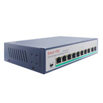 مفتاح إيثرنت سريع ESCAM POE 8+2 بورت 10، مفتاح شبكة 8 بورت POE 10/100M بقوة 120 واط، مسافة نقل: 150 متر، 10 بورتات