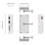 ORICO MH2AC-U3 Clip-type 2 Ports USB3.0 HUB with SD Card Reader
