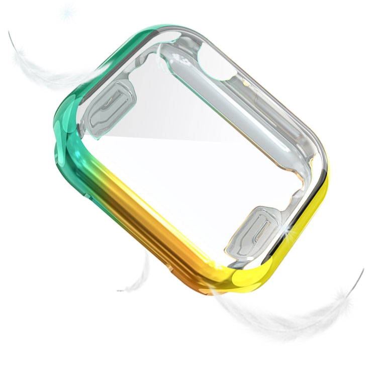 For Apple Watch Series 4/5/6 & Watch SE 1/2/3 44mm Gradient All-inclusive TPU Protective Case, For Apple Watch Series 5 & 4 44mm