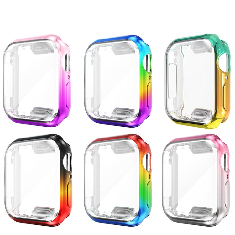 For Apple Watch Series 4/5/6 & Watch SE 1/2/3 40mm Gradient All-inclusive TPU Protective Case, For Apple Watch Series 5 & 4 40mm
