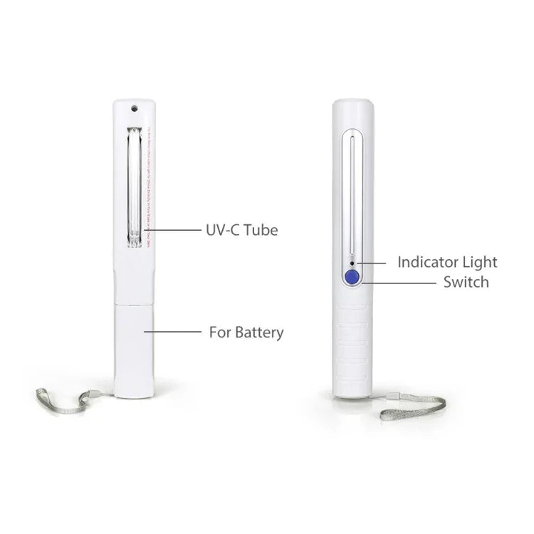 Portable Handheld 3W UV Germicidal Disinfection Lamp Personal Car Travel UV Fast Disinfection Stick, UV Fast Disinfection Stick