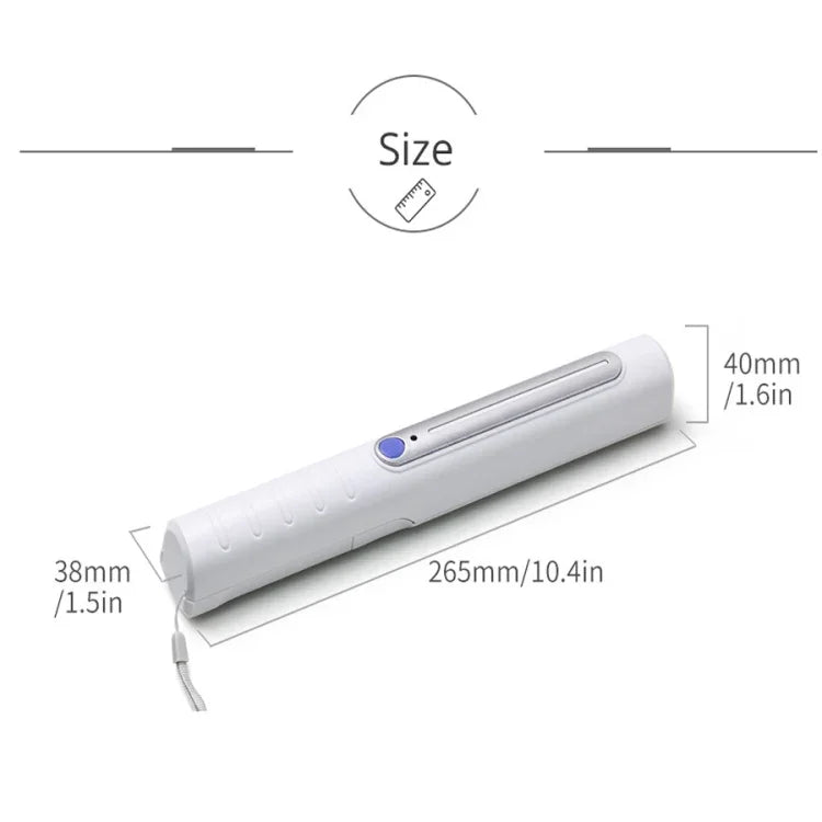 Portable Handheld 3W UV Germicidal Disinfection Lamp Personal Car Travel UV Fast Disinfection Stick, UV Fast Disinfection Stick