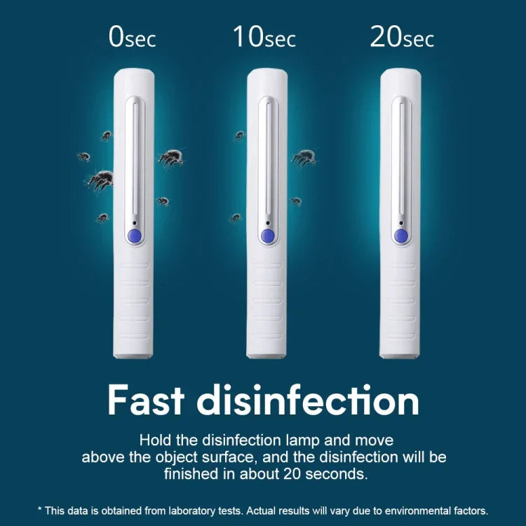 Portable Handheld 3W UV Germicidal Disinfection Lamp Personal Car Travel UV Fast Disinfection Stick, UV Fast Disinfection Stick
