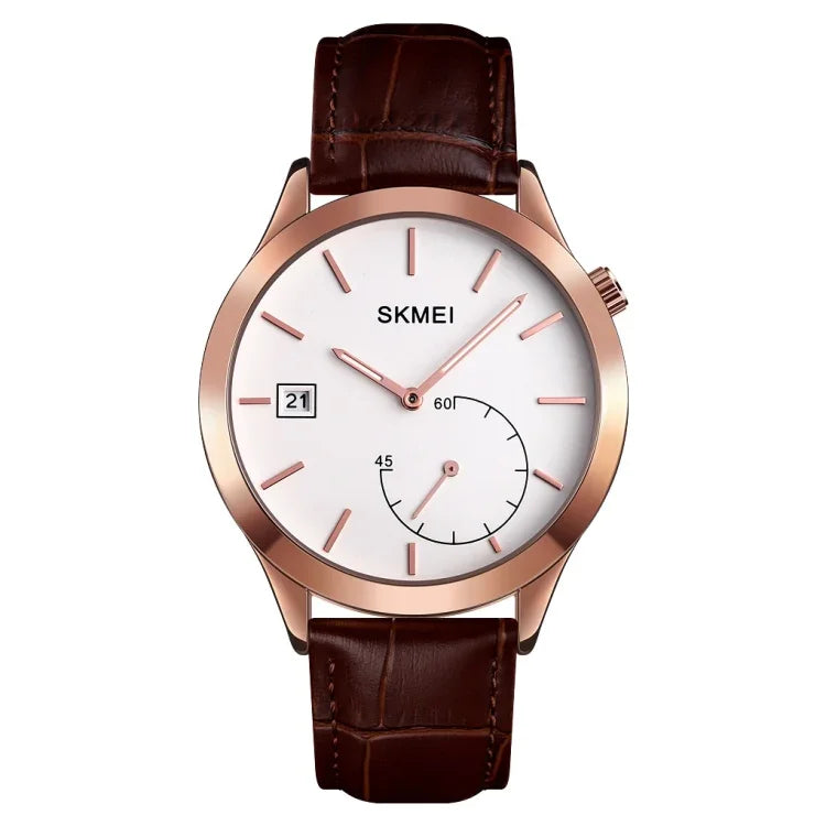 SKMEI 1581 Montre Homme Créative Tendance Simple Décontractée Sport Plein Air Étanche Quartz Deux Aiguilles
