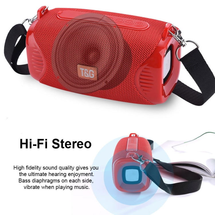 T&G TG532 10W Wireless Bluetooth Speaker Waterproof Portable Outdoor Mini Column Box Loudspeaker with FM Radio