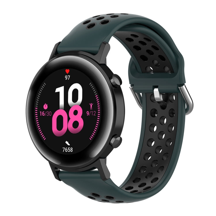20mm For Huami Amazfit GTS / Samsung Galaxy Watch Active 2 / Huawei Watch GT2 42MM Fashion Inner Buckle Silicone Strap