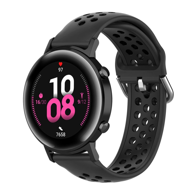 20mm For Huami Amazfit GTS / Samsung Galaxy Watch Active 2 / Huawei Watch GT2 42MM Fashion Inner Buckle Silicone Strap