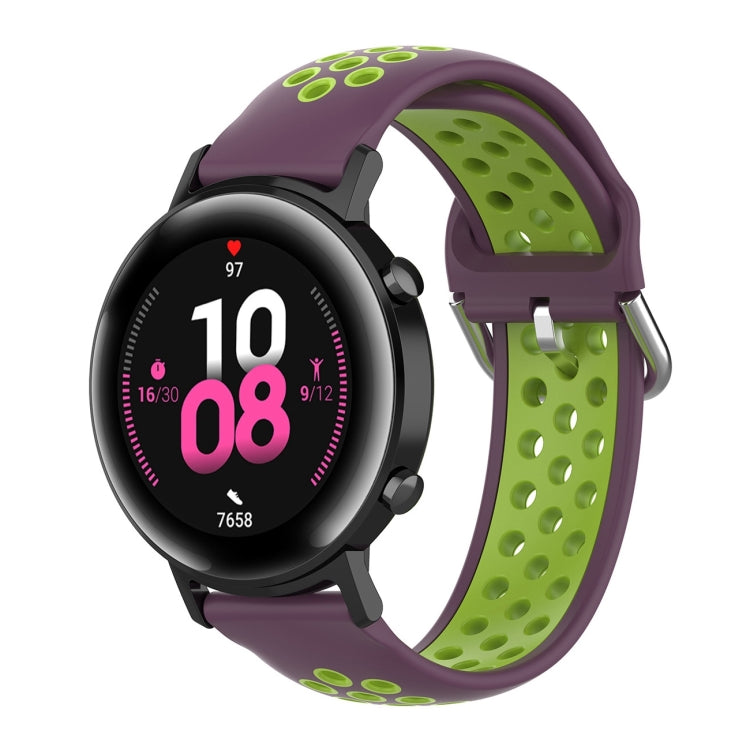 20mm For Huami Amazfit GTS / Samsung Galaxy Watch Active 2 / Huawei Watch GT2 42MM Fashion Inner Buckle Silicone Strap