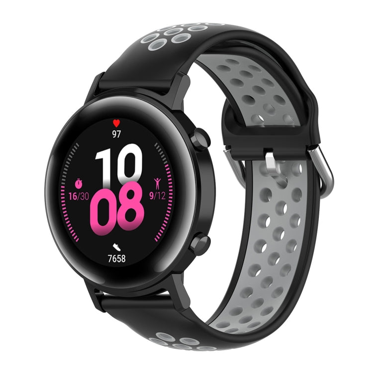 20mm For Huami Amazfit GTS / Samsung Galaxy Watch Active 2 / Huawei Watch GT2 42MM Fashion Inner Buckle Silicone Strap