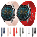 22mm For Huawei watch GT2e/GT/GT2 46MM Breathable Porous Strap with Inner Buckle
