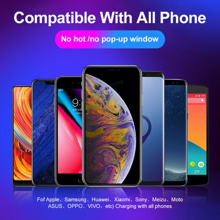 كابل شحن مغناطيسي معدني نايلون مضفر 3 في 1 USB إلى 8 دبوس + Type-C/USB-C + Micro USB، الطول: 1m