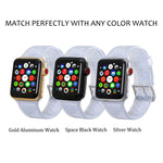 For Apple Watch Series 5 & 4 44mm / 3 & 2 & 1 42mm Glitter Silicone Strap