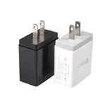 كابل بيانات 2 في 1 بطول 1 متر من USB إلى Micro USB + شاحن سريع عالمي 30 واط QC 3.0 مع 4 منافذ USB لهواتف المحمول والأجهزة اللوحية وأجهزة الكمبيوتر، مجموعة شاحن سفر، قابس الولايات المتحدة، مجموعة Micro USB قابس الولايات المتحدة
