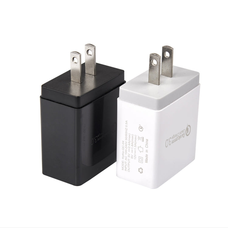 كابل بيانات 2 في 1 بطول 1 متر من USB إلى Micro USB + شاحن سريع عالمي 30 واط QC 3.0 مع 4 منافذ USB لهواتف المحمول والأجهزة اللوحية وأجهزة الكمبيوتر، مجموعة شاحن سفر، قابس الولايات المتحدة، مجموعة Micro USB قابس الولايات المتحدة