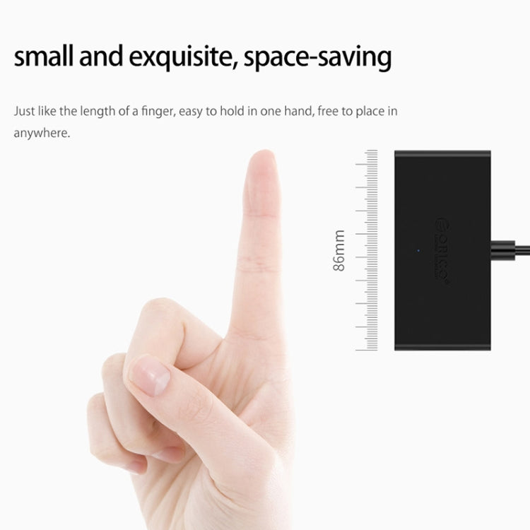 موزع USB3.0 من ORICO موديل G11-H4-U3-100-BK بأربعة منافذ